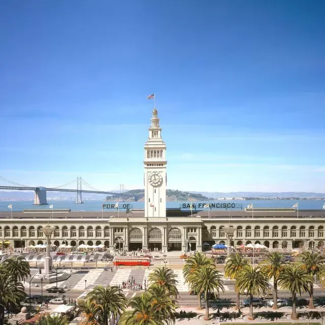 Exterior do Ferry Building de São Francisco 